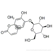 2H-1-Benzopyran-2-one,6-(b-D-glucopyranosyloxy)-7-hydroxy-,hydrate (2:3) CAS 66778-17-4
